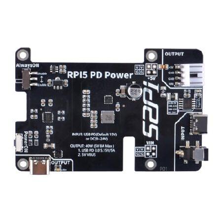 並行輸入品】 GeeekPi PDパワー拡張ボード Raspberry Pi 5 8GB 4GB用