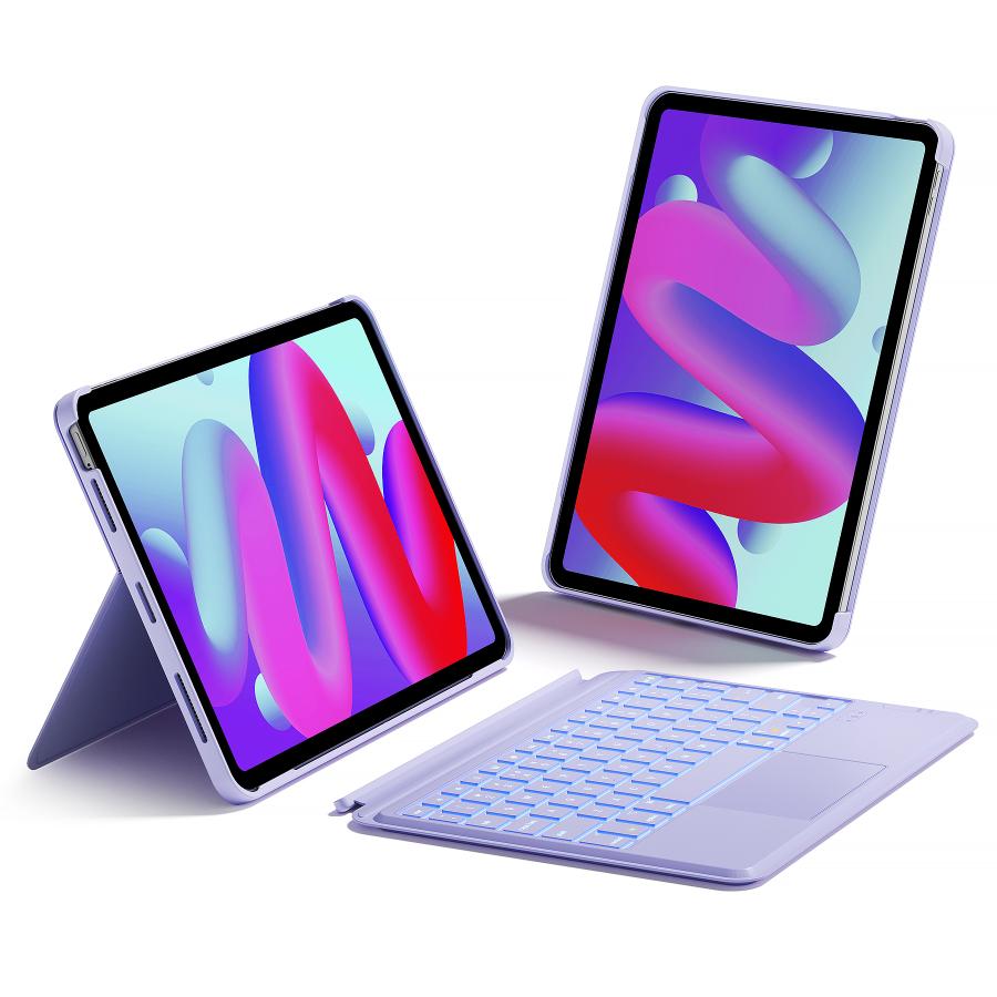 Inateck [横/縦置き対応] iPad キーボード ケース Bluetooth iPad Air