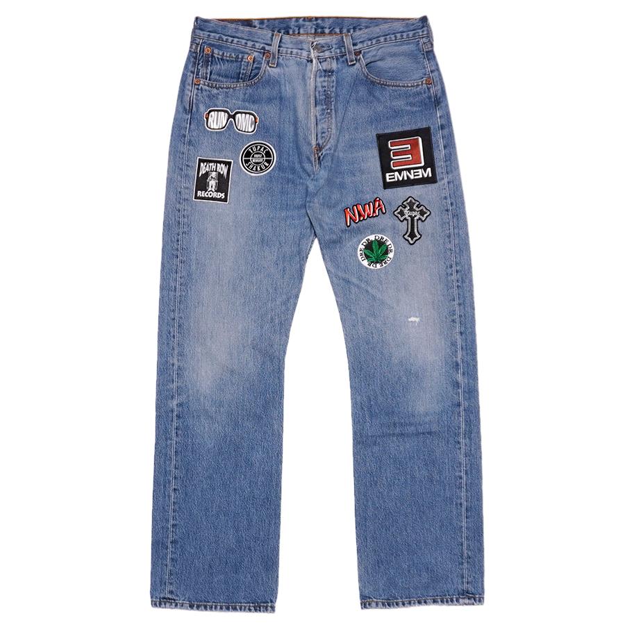 30%OFF】LEVI'S 501 リーバイス カスタム ジーンズ デニム ワッペン