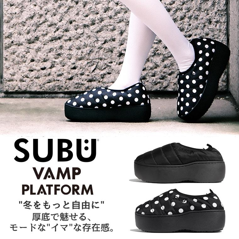 SUBU（スブ） サンダル スリッポン VAMP PLATFORM ヴァンプ