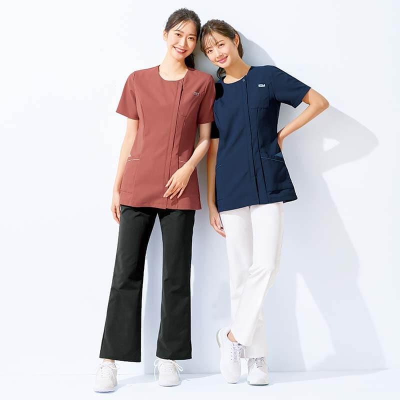 アンファミエ モズ スクラブ 医療 スクラブパンツ ナース服 パンツ