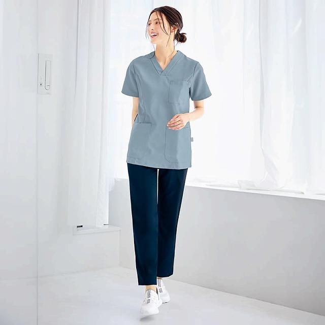 アンファミエ スクラブ 医療 スクラブパンツ ナース服 パンツ 白衣