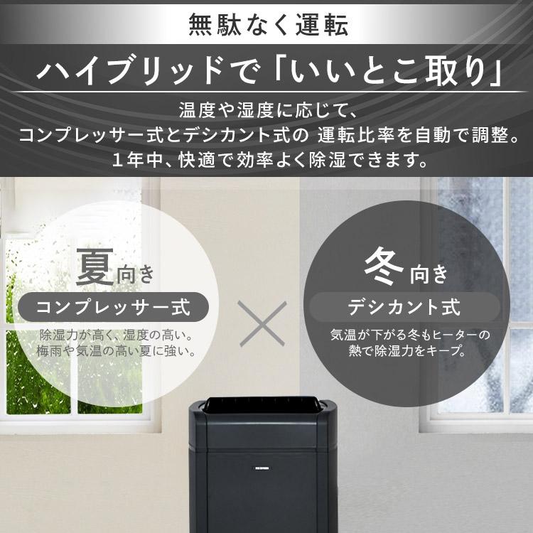 IRIS OHYAMA（アイリスオーヤマ） 除湿機 衣類乾燥 ハイブリッド式