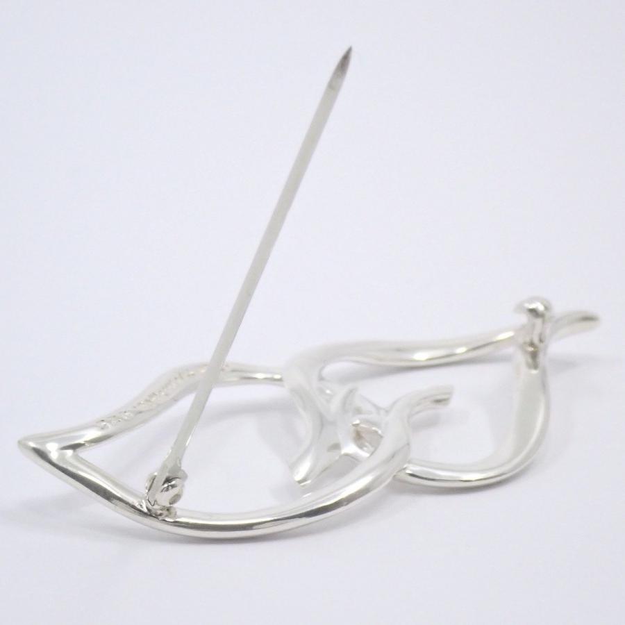 TIFFANY&Co.（ティファニー） ダブル リーフ ブローチ シルバー925【い