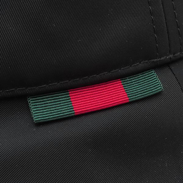 GUCCI（グッチ） ハット ロゴ付き ナイロン バケットハット ナイロン