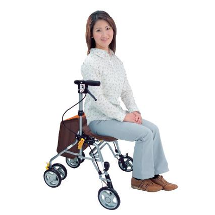 島製作所 シンフォニーSPスリム／ダマスクピンク（島製作所）歩行車