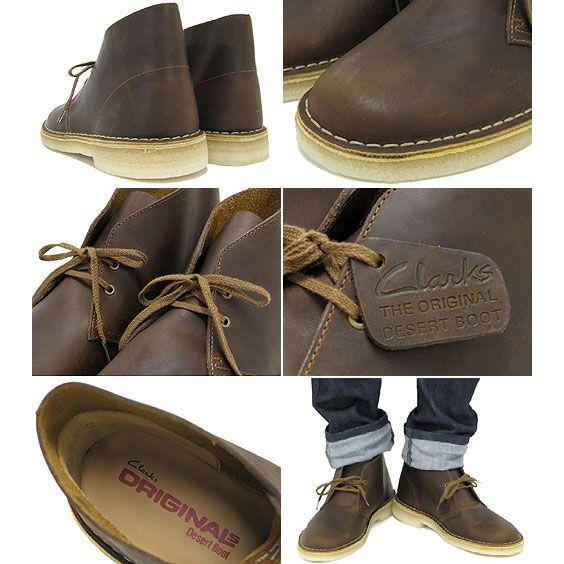 Clarks（クラークス） デザート ブーツ ビーズワックスレザー メンズ