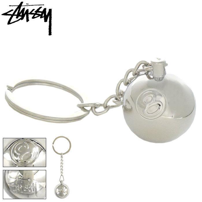STUSSY（ステューシー） キーホルダー STUSSY Metal 8 Ball ( stussy