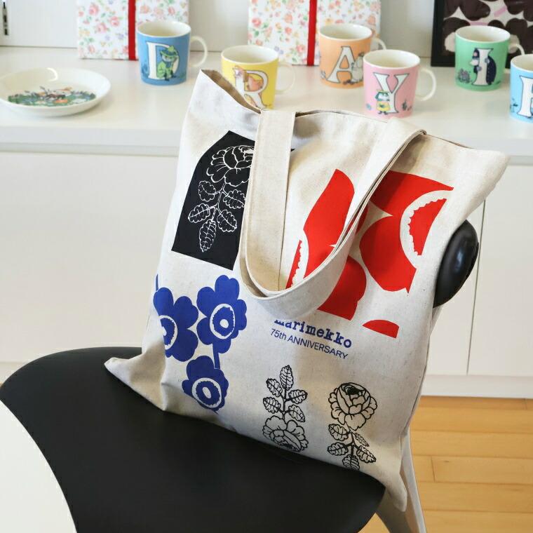 marimekko（マリメッコ） トートバッグ 75th anniversary kioski Je