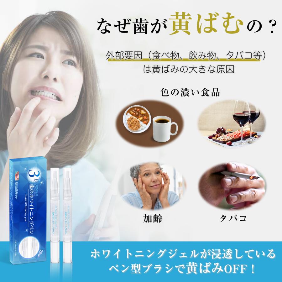 100円OFFクーポン配布中♪】3D Smile☆ホワイトニング ジェル 歯