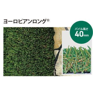 人工芝 リアリーターフ ヨーロピアンロング 40mm RET40-1-10ERP 1m×10m