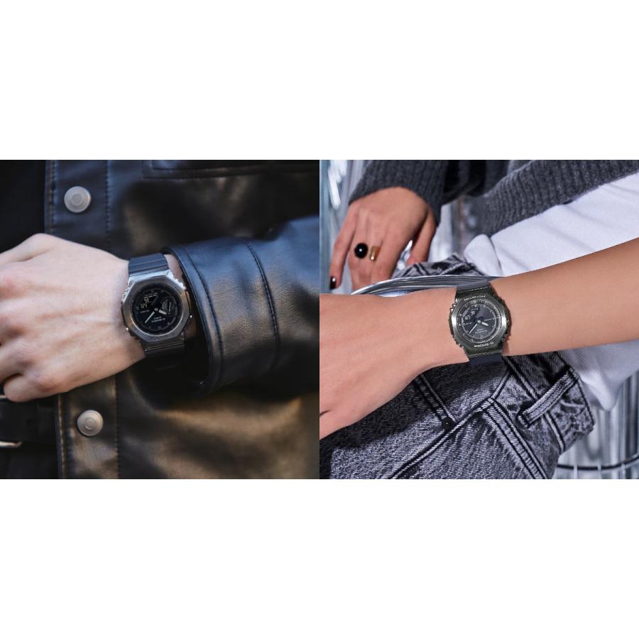 G-SHOCK Gショック メタルカバード ペア GM-2100BB-1AJF-GM-S2110B