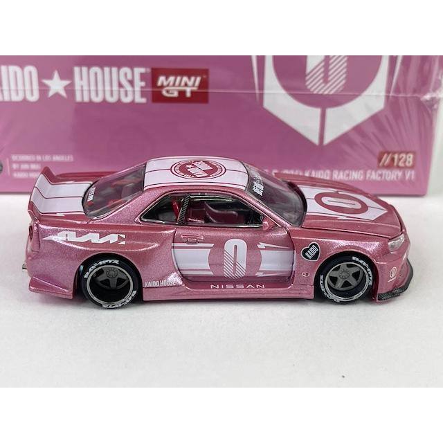 128 日産 スカイライン GT-R R34 KAIDO RACING FACTORY V1(右ハンドル