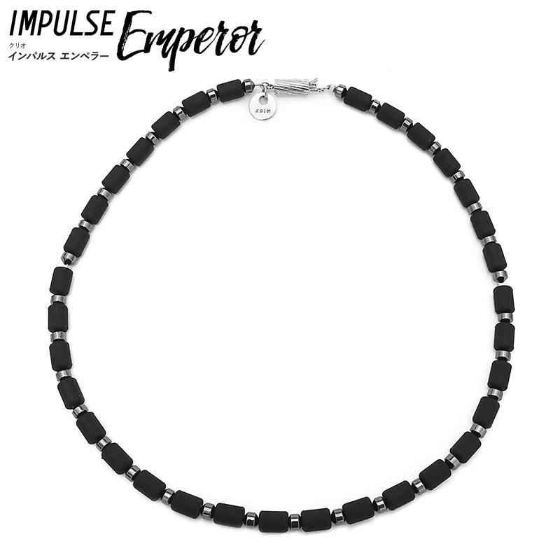 CHRIO クリオ インパルスネックレス エンペラー ヘマタイト ブラック S
