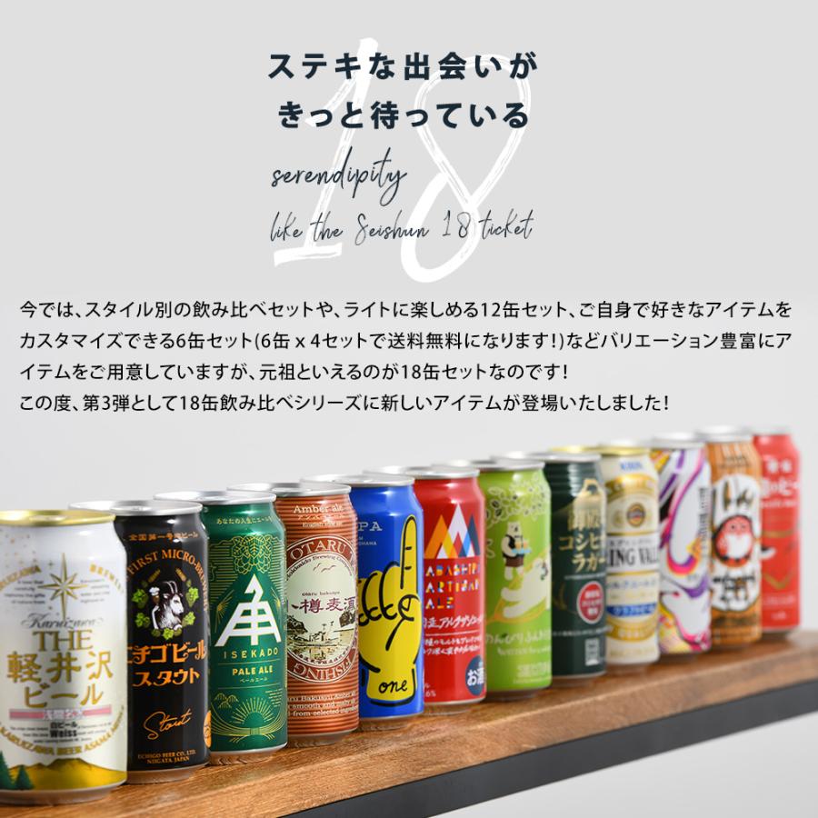 春 お祝い ビール 国産クラフトビール バランス良し！ スタンダード 18