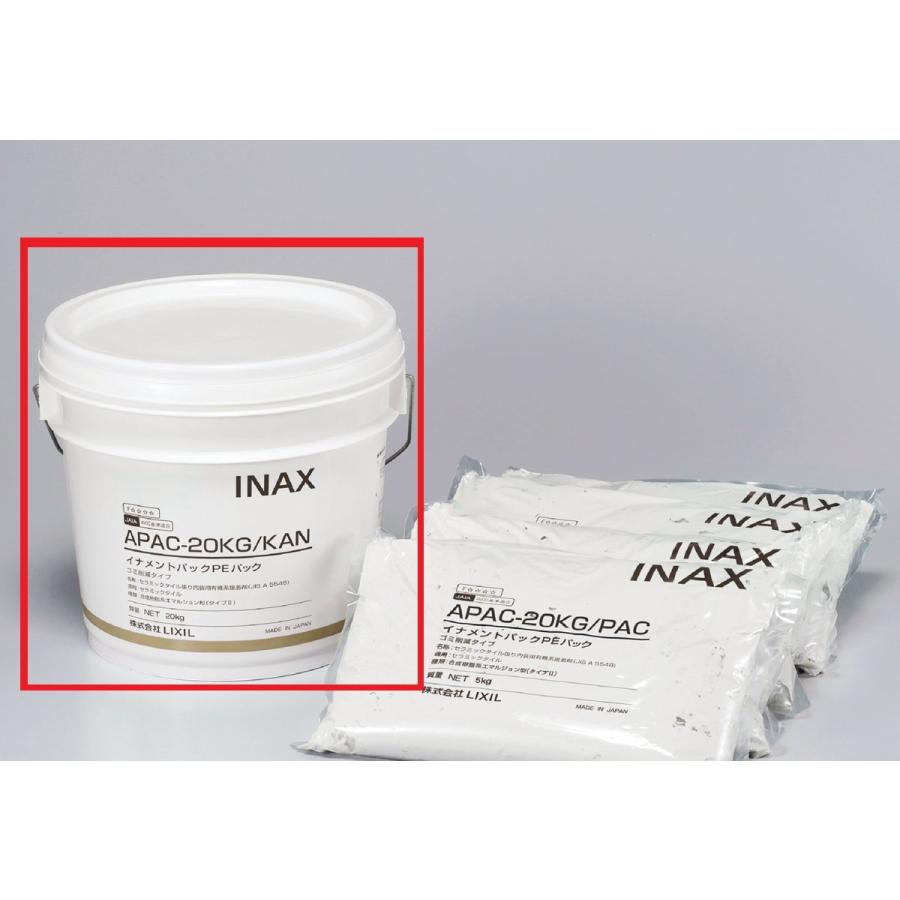 LIXIL（リクシル） 内装タイル用接着剤 イナメントパック 20KG缶 APAC