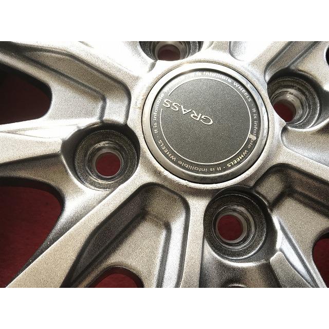 YOKOHAMA GRASS グラス 13インチアルミホイール 13x4J+42 PCD100 4穴 a