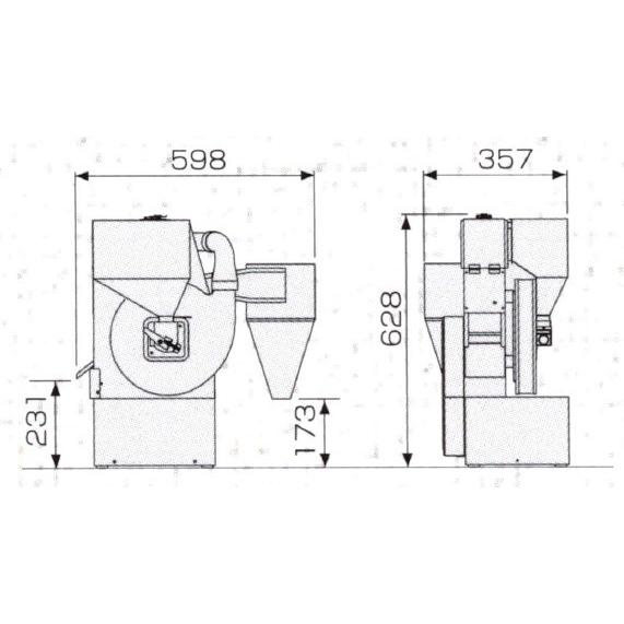 2025年分完売】大竹製作所 インペラ籾すり機 ミニダップ FC2R 【OOTAKE