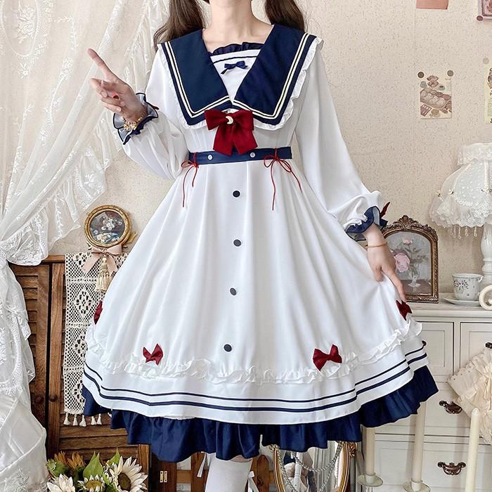 ワンピース レディース ロリータワンピース ロリィタ ゴスロリ Aライン