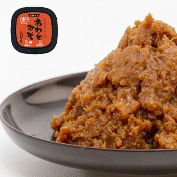 マルカワみそ あわせみそ チューブタイプ 345g 有機 味噌[ポスト投函