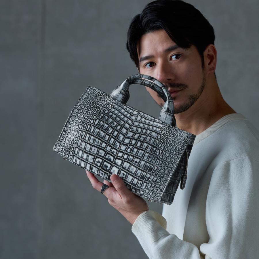 sankyo shokai（三京商会） ＜爆買＞クロコダイル メンズ 2WAY