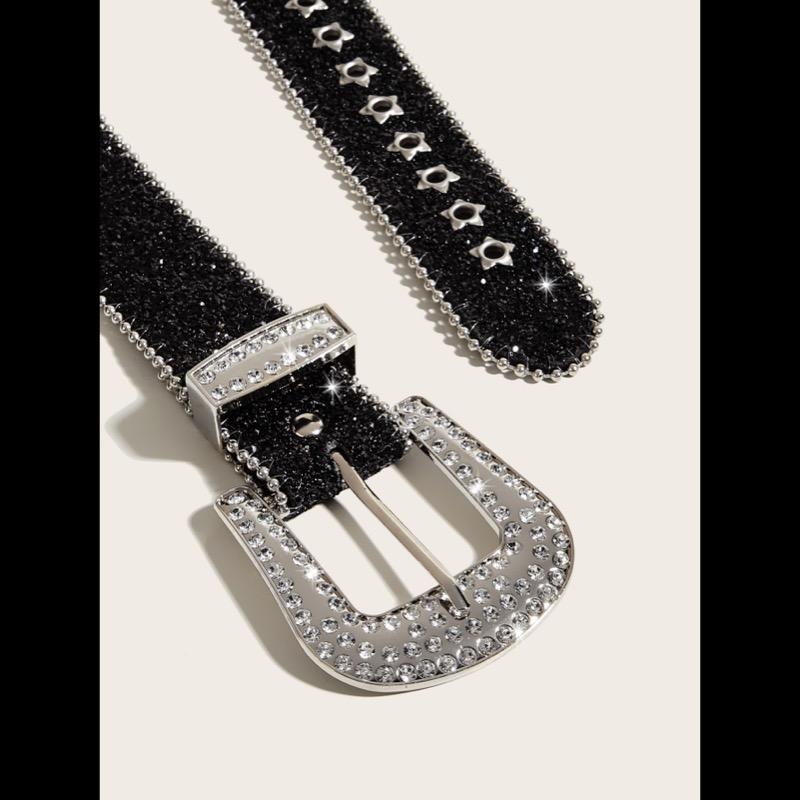 ラメ ベルト ラインストーン バックル 韓国 ストリート系 ダンス 衣装