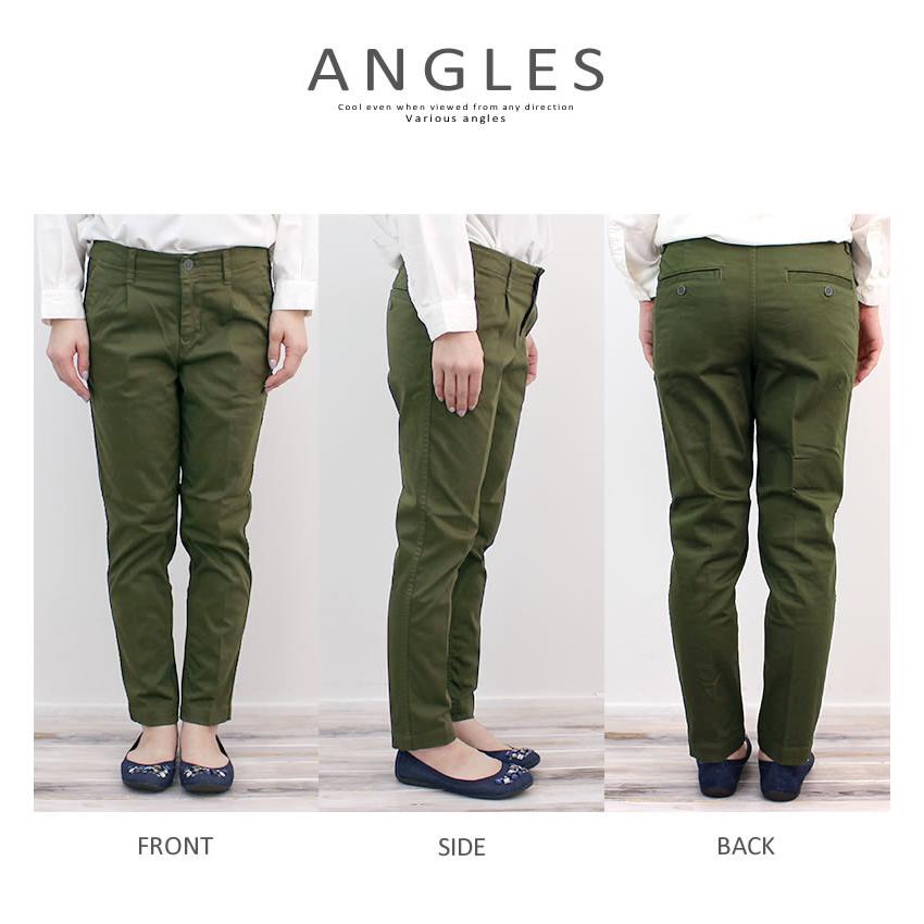 Johnbull（ジョンブル） レディース サテンストレッチ タック