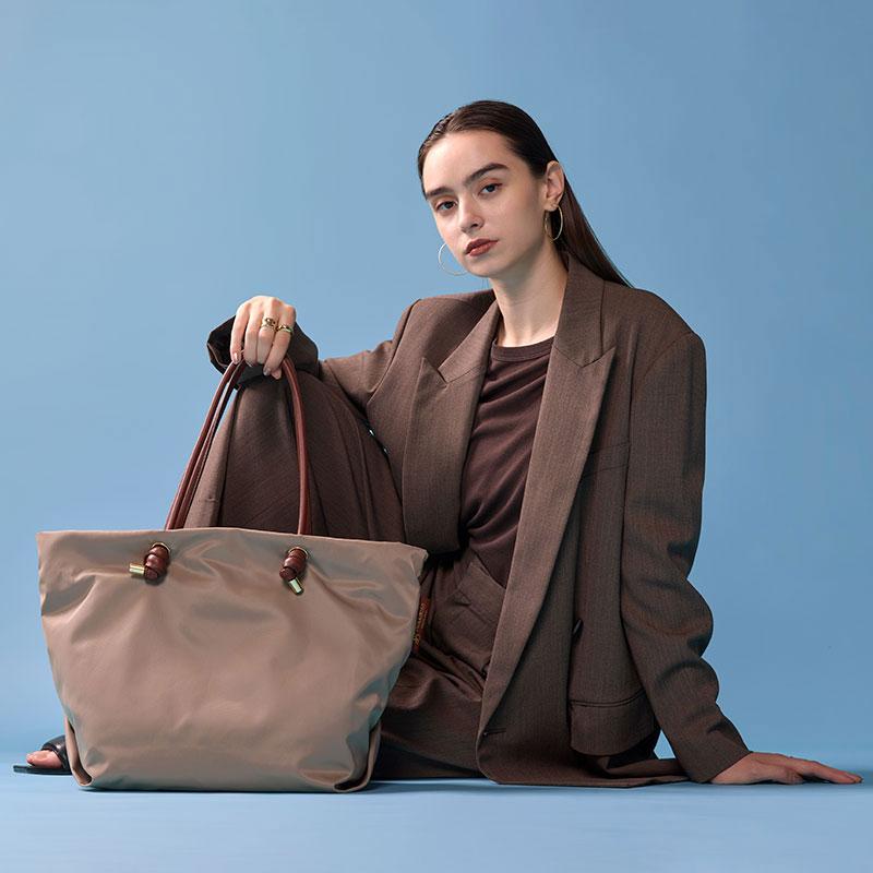 VIOLAd'ORO（ヴィオラドーロ） トートバッグ ビアンカ バッグ ナイロン