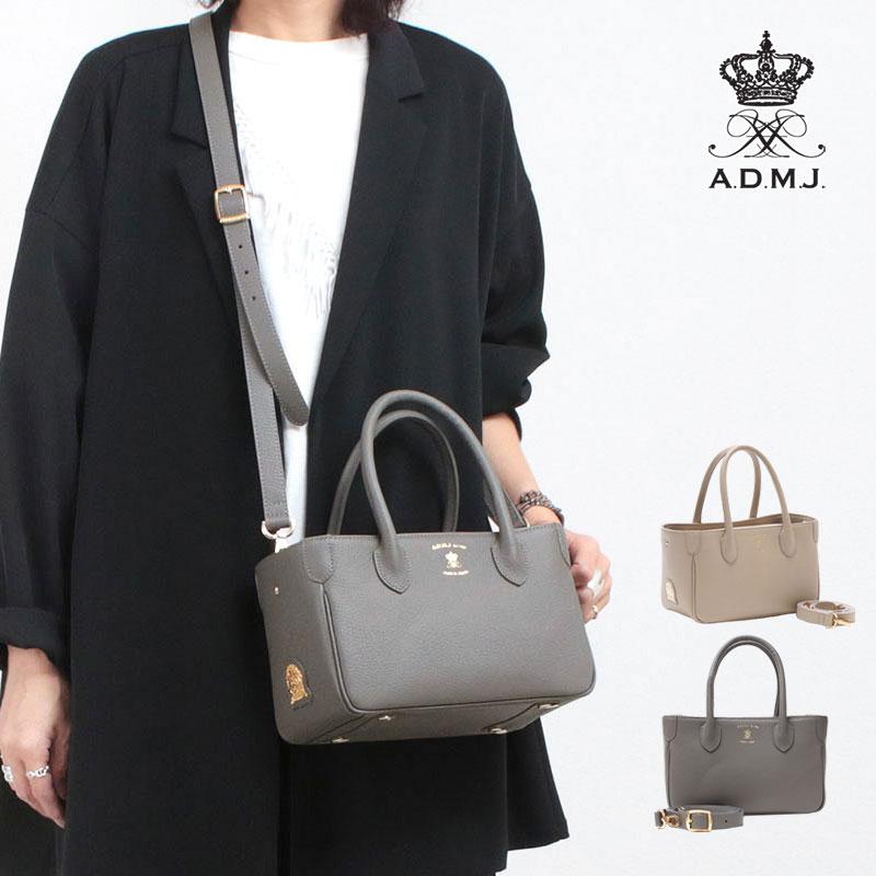 A.D.M.J（エーディーエムジェイ） ADMJ 牛革 ストラップ付き