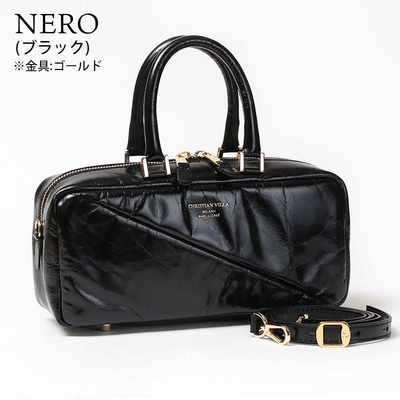 CHRISTIAN VILLA（クリスチャンヴィラ） ボストンバッグ スクエア 2WAY
