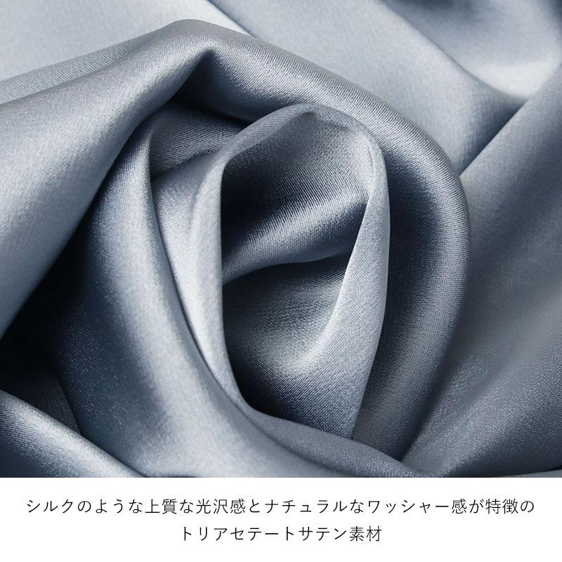 SACRA（サクラ） サテンシャツ TRIACE SATIN 124619071 : バッグと財布