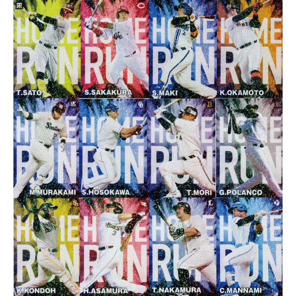 チーム本塁打王カード/全12種】カルビー 2024 プロ野球チップス第1弾