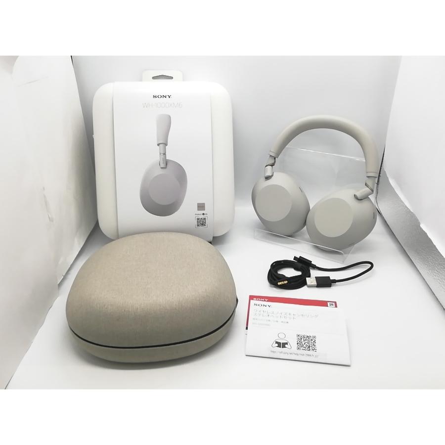 中古】SONY WH-1000XM6 [プラチナシルバー]【大宮東口】保証期間1ヶ月