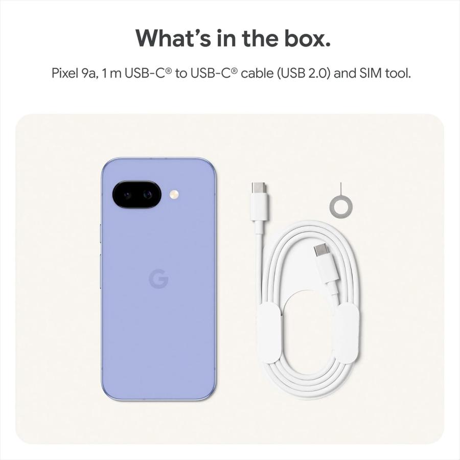 Google Pixel ☆新品未開封 GoogleSIMフリーGoogle 9a 128GB lris 青紫