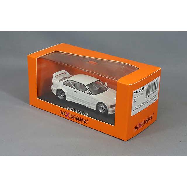 BMW マキシチャンプス 1/43 BMW M3 E36 GTR 1993 ホワイト