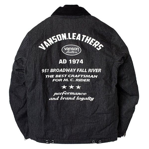 VANSON（バンソン） ヴァンソン カバーオールジャケット バイクウェア