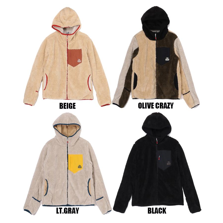 CHUMS（チャムス） CHUMS BONDING FLEECE ZIP PARKA メンズ レディース
