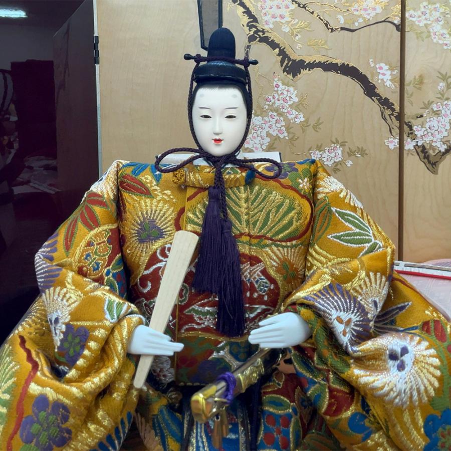 久月 雛人形 ひな人形 お祝い 三段飾り 段飾り 西陣織金襴 秀峰雛 駿河