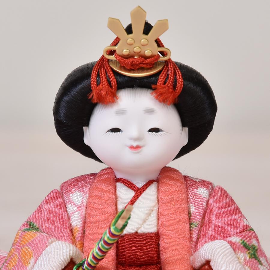 雛人形 ひな人形 お祝い 木目込み 選べる 丸型 台付き さくらこ 10人