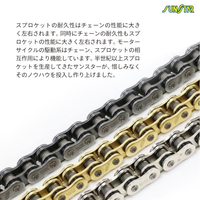 サンスター チェーン＆スプロケット 3点セット カワサキ Ninja ZX-25R