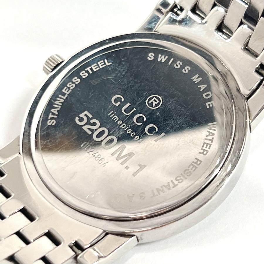 GUCCI（グッチ） 腕時計 5200M.1 ステンレススチール シルバー