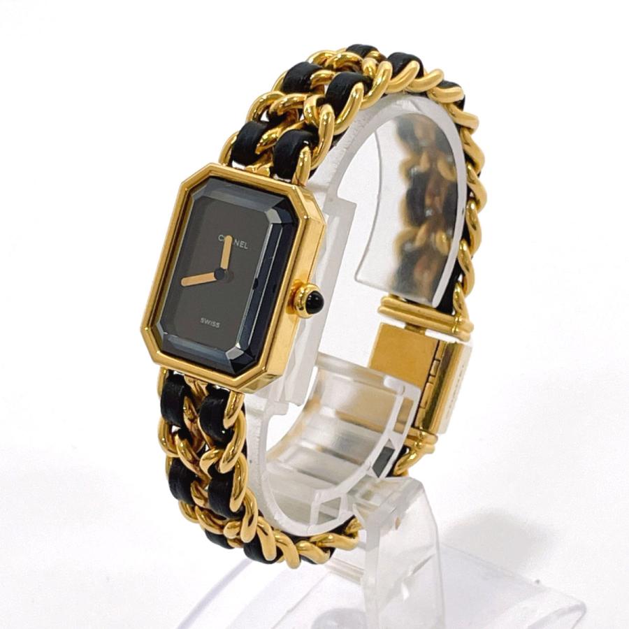 CHANEL（シャネル） 腕時計 プルミエール GP/レザー ゴールド クオーツ