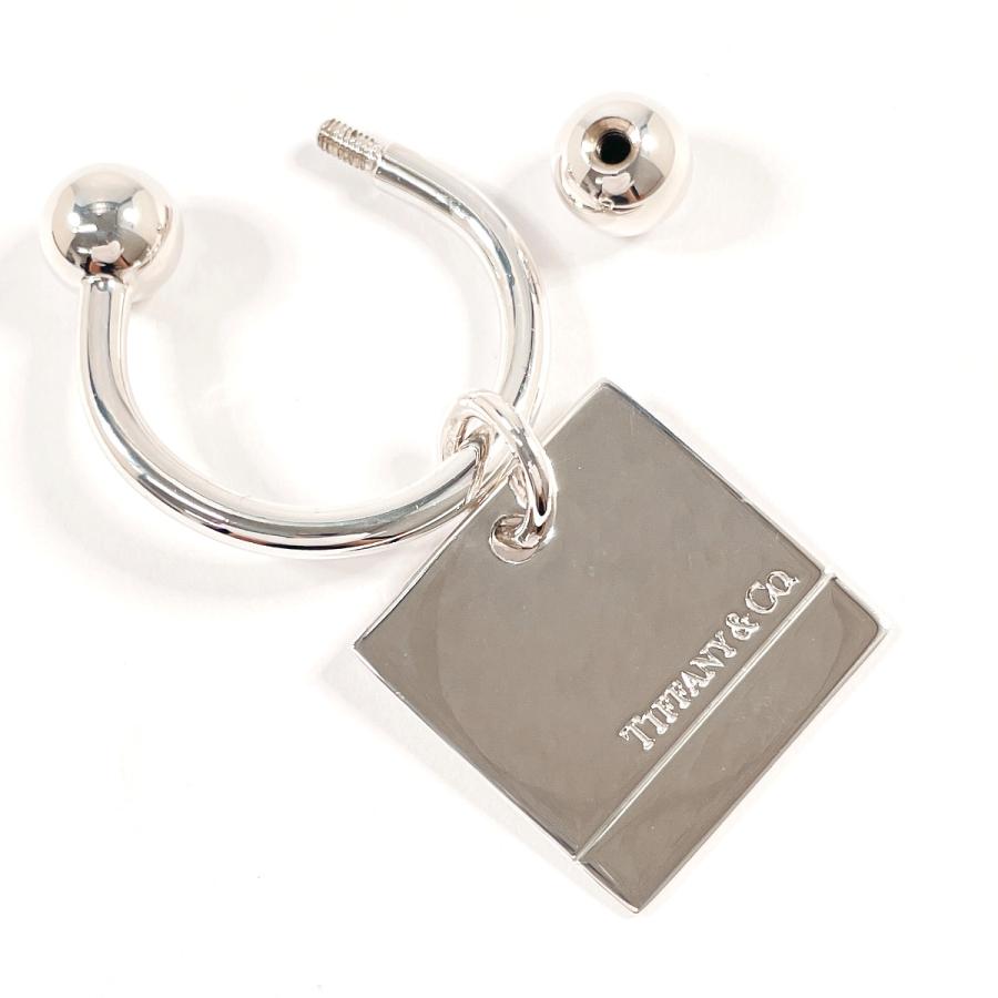 TIFFANY&Co.（ティファニー） キーリング スクエアチャーム シルバー