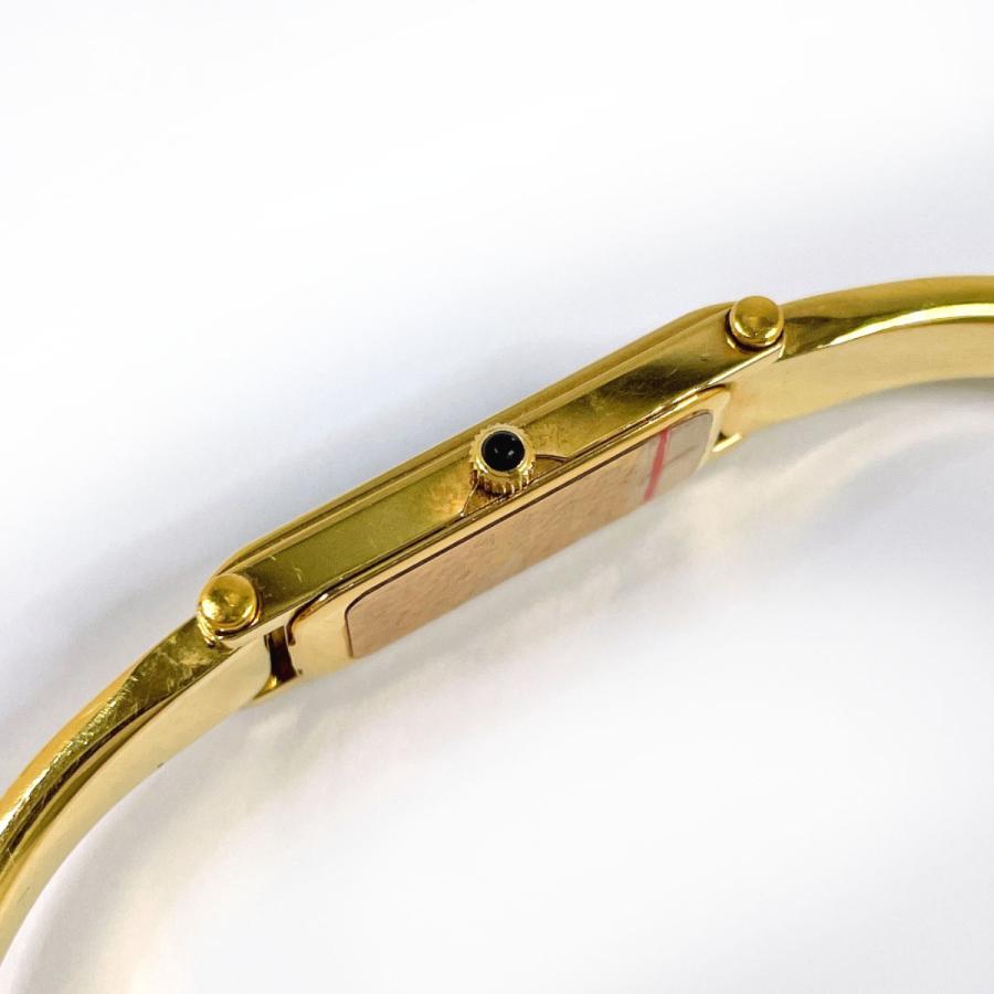 GUCCI（グッチ） 腕時計 1500L ステンレススチール ゴールド ブラック