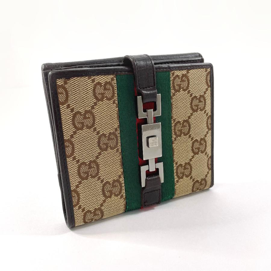 GUCCI（グッチ） 二つ折り財布 05474 ジャッキー シェリーライン GG