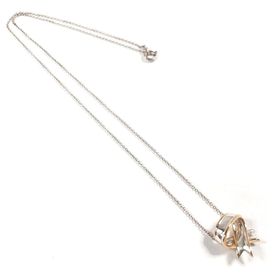 TIFFANY&Co.（ティファニー） ネックレス リボン シルバー925/K18