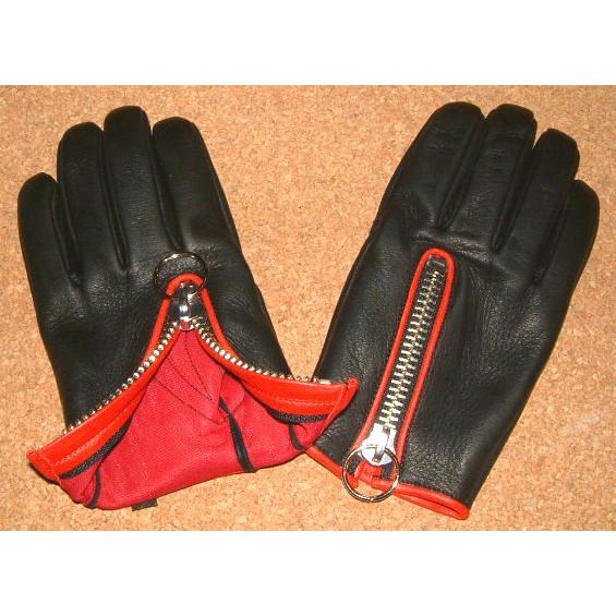 POWWOW パウワウ】 バイカー仕様 高性能 ジッパー開閉機能付き 肉厚