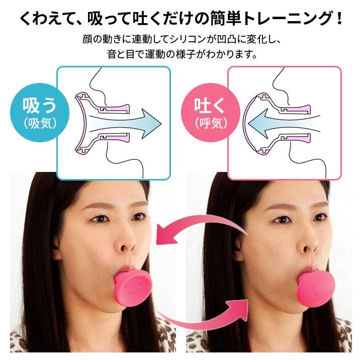 日本製 小顔 表情筋 トレーニング リフトアップ ほうれい線 たるみ 二