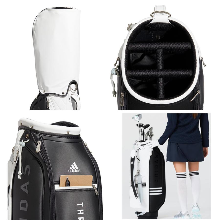 adidas（アディダス） スリーストライプ キャディバッグ 8.5型 E0479