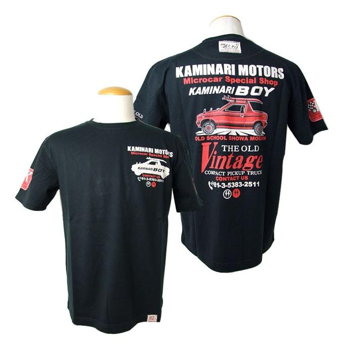 カミナリ 雷 Tシャツ KAMINARI MOTORS-Microcar Special Shop 半袖T